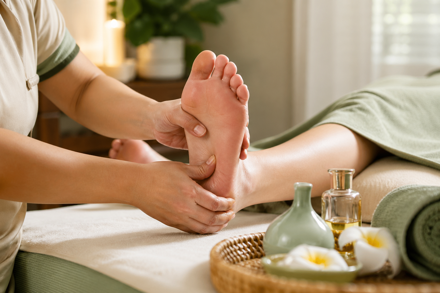 Layanan refleksi kaki di DYGUZA SPA